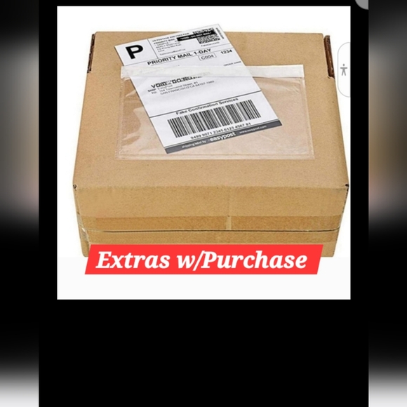 NWT - 25ct Clear Adhesive Shipping Labels/Invoice Pocket, - Picture 8 of 8